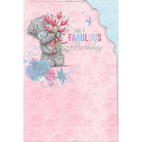 Tatty Teddy with Bouquet Me to You Bear Birthday Card £2.49